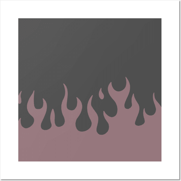 pink fire Wall Art by Mia desiign